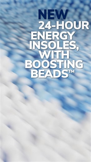 Dr. Scholl's 24-Hour Energy Insoles with Boosting Beads™ help return energy with every step. | Dr. Scholl's