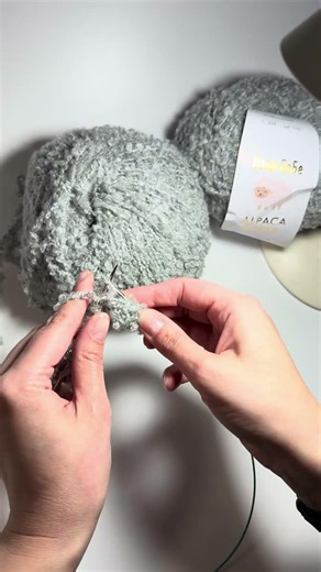 Букле которое ты полюбишь #обзорпряжи #knitting #овцабебе #обзорпряжи #творчество #вязание #пряжа