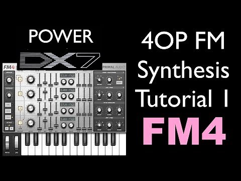 How To Learn Very Basics of FM Synthesis - 4 Operator FM Synth, FM4 Sound Design Tutorial Part 1