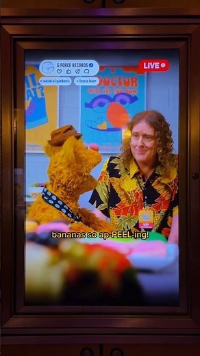 Rock ‘n’ Roller Coaster Starring The Muppets - Weird Al Yankovic Reunites With Fozzie Bear