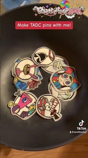 #TADC Custom Pins! - #theamazingdigitalcircus #pomni #jax #digitalcircus #customartwork