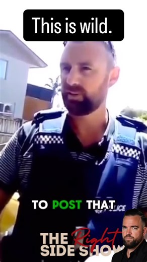 The Brodie Buchal Podcast on Instagram: "It’s a Sad, scary, and also very important time to wake up people. Part of me struggles to understand how this officer thinks this is normal. The programming is on another level. What do you think?"