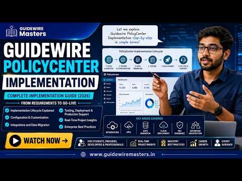 Complete Guidewire PolicyCenter Implementation Roadmap | Guidewire Training in Hyderabad
