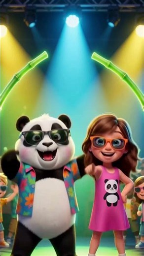 Let's Dance with Pandas! #kidsongs #familyfriendly #kiddance #preschoolsongs #dailyshorts