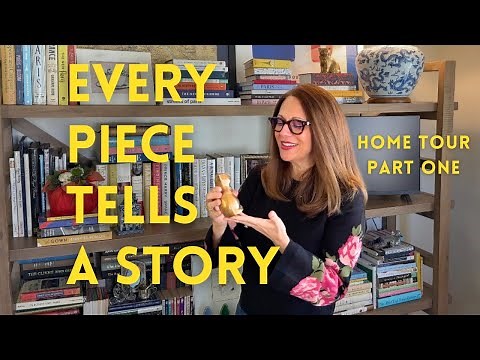 Inside My Thrifted Home: Entryway + Living Room + Dining Room