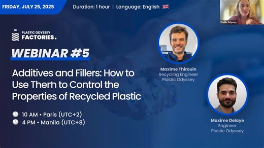 Webinar #5 - Additives and Fillers: How to Use Them to Control the Properties of Recycled Plastic