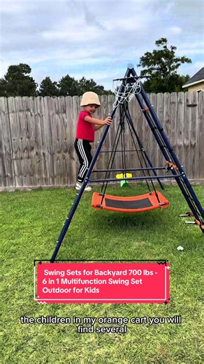 Swing Sets for Backyard 700 lbs - 6 in 1 Multifunction Swing Set Outdoor for Kids @@OPPSDECOR##swingset##summerplay##tiktokshopmothersday##paratiiiiiiiiiiiiiiiiiiiiiiiiiiiiiiiiii##tiktokshopstockup