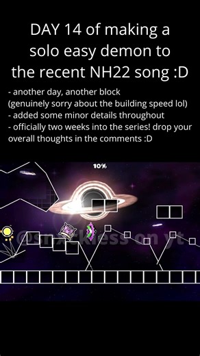 TWO WEEKS INTO THE SERIES #geometrydash #gdupdate #gdmeme #gaming #gdlayout #geometrydashlayout