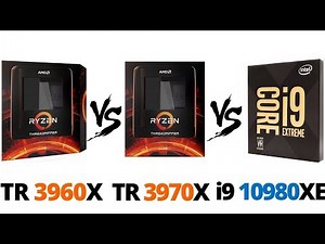 Threadripper 3960X vs Threadripper 3970X vs i9 10980XE | Threadripper 3970X Benchmark