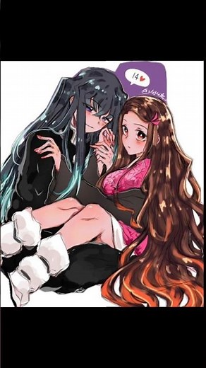 (Cute & Simple): Muichiro x Nezuko | The Cutest Duo! ✨ #DemonSlayer