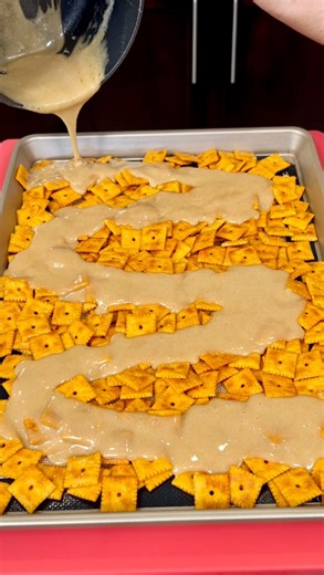 676K views · 6.4K reactions | This snack is addictive!  Mistie makes candied Cheez-Its in this easy recipe! | Kyle & Mistie Knight | Facebook