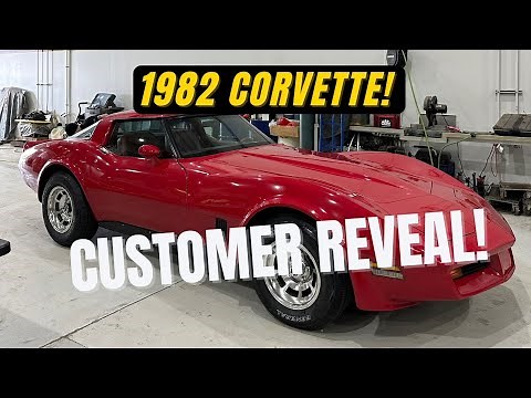 1982 Chevy Corvette restoration, detail and reveal at Midwest speed and fabrication