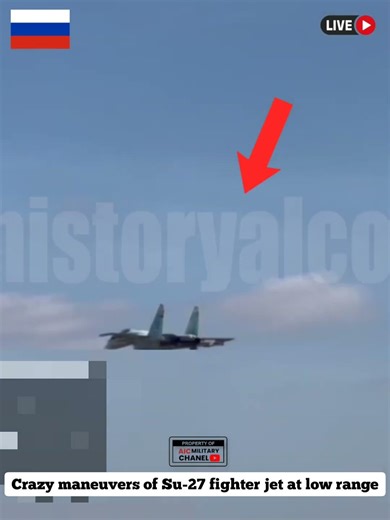 Crazy maneuvers of Su-27 fighter jet at Close | part 1 #shortvideo