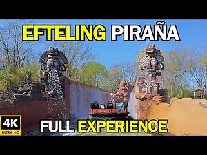 Efteling PIRAÑA – FULL EXPERIENCE 💦🌊 – 4K POV (2025)