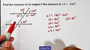 Finding Angles: Parallel Lines Cut by a Transversal Full tutorial video: 👇 https://youtu.be/_B_I2EVkuGc #math #TeacherGon #Geometry #Angles #MathTutor | Ako si Teacher Gon