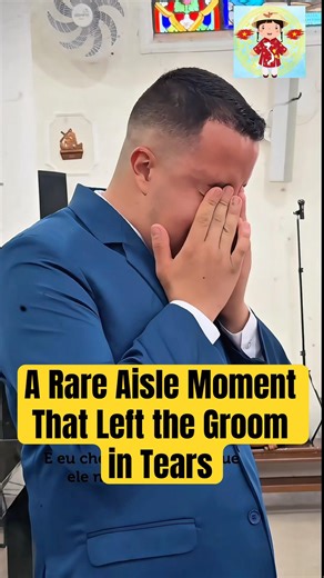 A Rare Aisle Moment That Left the Groom in Tears