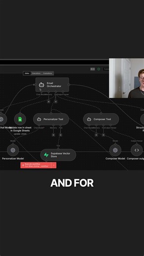 This is how you build a PRO-LEVEL AI agent. 🤖🔥 No more hallucinating bots. I’m using Supabase to embed vectors for my business context, making my AI Email Orchestrator smarter and more secure. If you want to see the full workflow and how to build secure automations that actually scale, head over to the JR Automations YouTube channel. #AI #Automation #Coding #Supabase #n8n #Entrepreneur #TechTips