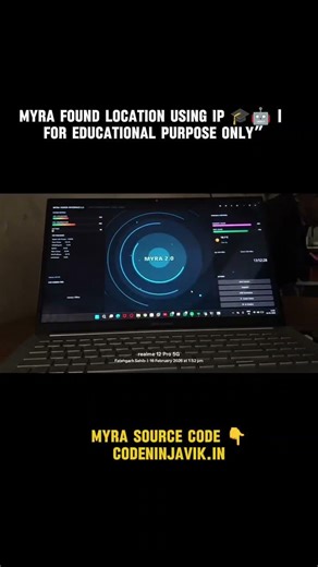 MYRA Found Location Using IP 🎓🤖 | For Educational Purpose Only”
