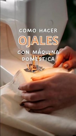 Cómo Hacer un OJAL con Máquina Doméstica // Singer Tradition 2277