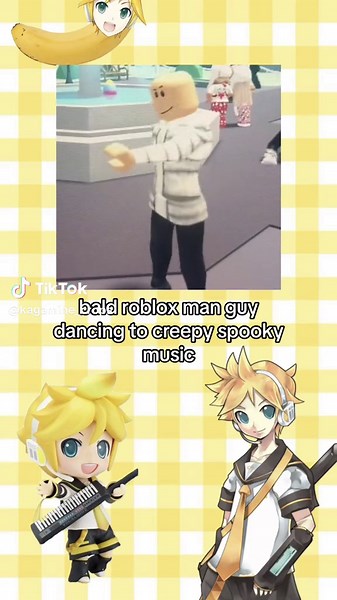 Creepy Bald Roblox Man Dancing to Spooky Music