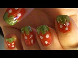 Cute Strawberry Nails