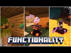 Functionality (Minecraft Mod Showcase) | Expanding Vanilla Systems | Forge 1.20.1