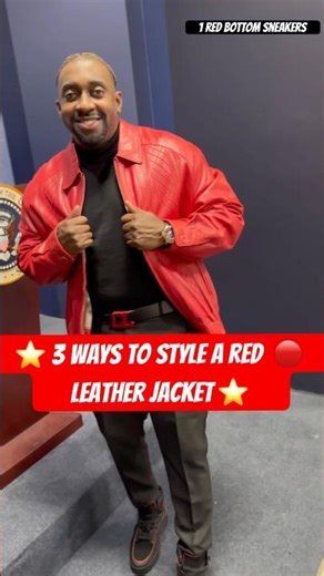 STYLING A RED 🔴 LEATHER JACKET WITH 3 PAIRS OF SHOES TIMBERLAND,PRADA,CHRISTIAN LOUBOUTIN SNEAKERS