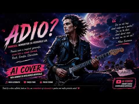 ADIO – Mihai Eminescu | AI Rock Cover 🔥#romania #eminescu #cover #metal #hit
