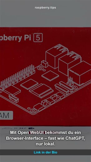 Eigene KI auf dem Raspberry Pi 5 – ohne Cloud! 🤖 #Shorts