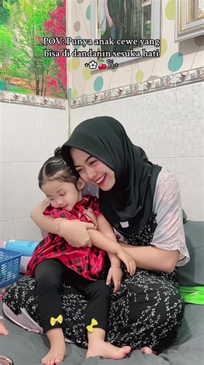 Pov: punya anak cewe yang bisa di dandanin sesuka hati 😍😍 #masyaallahtabarakkallah #berlianafaezya #kuncirrambut #rambutanak