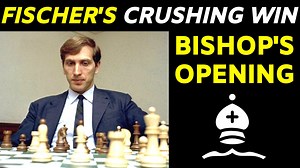 💡 Register to GM Igor Smirnov's FREE Masterclass "The Best Way to Improve at Chess INSTANTLY" - https://chess-teacher.net/improve-chess-instantly/ 📥 Download the PGN of this Fischer's game from this blog-post - https://bit.ly/3xxaMne 🔹 5 Best Chess Opening Traps in the Bishop’s Opening - https://youtu.be/zgIzTblICbI 🔹 The Unbeatable Bishop’s Opening (simple and powerful) - https://youtu.be/Qb3PWiIbIJs 🔹 Bishop's Opening Complete Playlist - https://youtube.com/playlist?list=PL9... In this vi