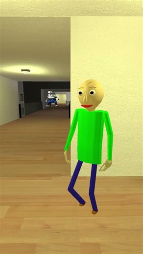 Baldi VS Crazy Frog In Liminal Hotel #shorts