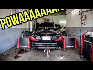 Here's How Much Power My $8,900 SL55 AMG Actually Made On A Dyno