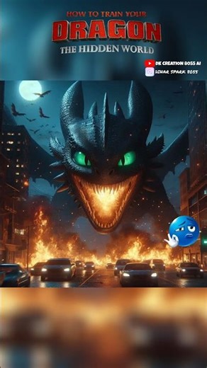 Toothless Final Form 😱 | How to Train Your Dragon Epic Transformation and epic Moments 🤯 #ai #edit