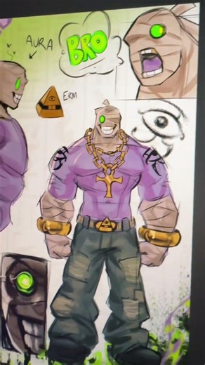 My mummy oc, wrap #art #oc #digitalart #shorts