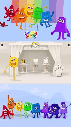 The Colourblock Friends #8 - Help the Blue Colourblock - Cbeebies Games