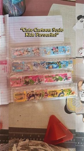 “Cute Cartoon Multifunction Scale 😍 | Best Kids Stationery 2026”