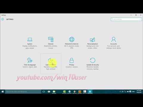 Windows 10 : How to Enable or disable magnifier Follow the keyboard focus