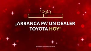 262 reactions · 29 shares |  ¡Haz de esta Navidad un momento inolvidable! Regálate un Toyota con las ofertas más espectaculares de la NaviVenta. Pagos desde $386 en Corolla, APR desde 4.98% en RAV4 o bonos de hasta $5,000. ¡No dejes pasar esta oportunidad!  Más detalles: https://www.toyotapr.com/ofertas | Toyota PR | Facebook