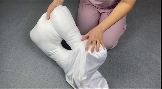 pinklilycare Pillow with a Hole for CNH and Ear Pain Ear Inflammation Pressure Sores Side Sleeping Pillow Ear Guard Pillow