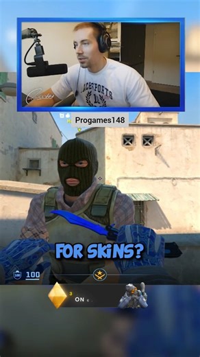 Pro Games on Instagram: "This CS2 gamer was begging for FREE SKINS... 😂 #cs2 #counterstrike2 #csgo"