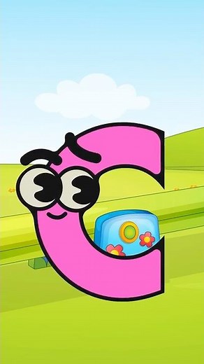 ABC Flashcard Fun! 🎈 Learn Letters with Piper 🌈✨ #shorts #kidslearning #foryou