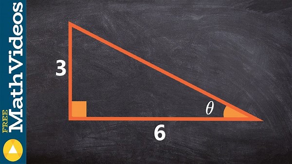 Using inverse tangent to solve for the missing angle of a triangle