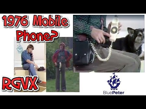 Mobile Phone In 1976 ? First Demonstration By Blue Peter On The BBC !