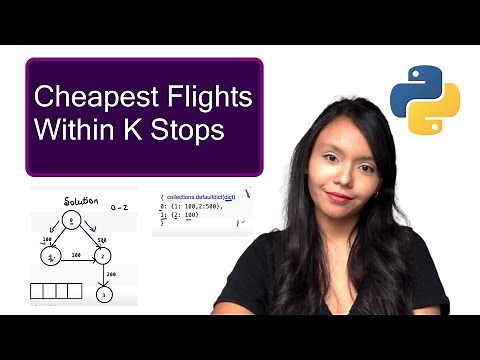 Cheapest Flights Within K Stops - Leetcode 787 Python | Algorithm explained | Dijkstra Algorithm