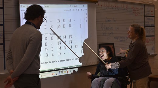'Something powerful.' Barnstable orchestra class for students with, without special needs