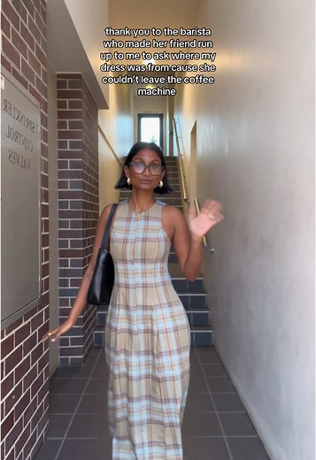 Barista Outfits: Sky Blue Dress OOTD