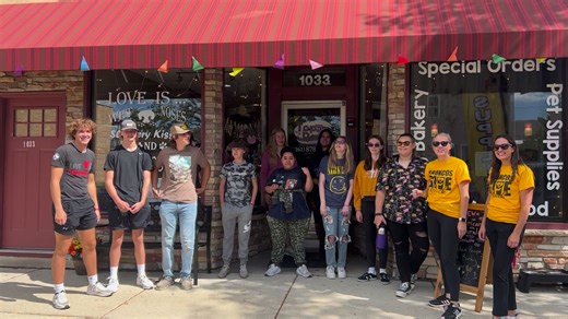 2.6K views · 17 reactions | The Racine County Eye is at Top Paws Grooming & Pet Supplies with students from Union Grove Union High School. Today is the 2nd annual Broncos Give Back event. Students and staff are volunteering throughout the village.  | Racine County Eye | Facebook
