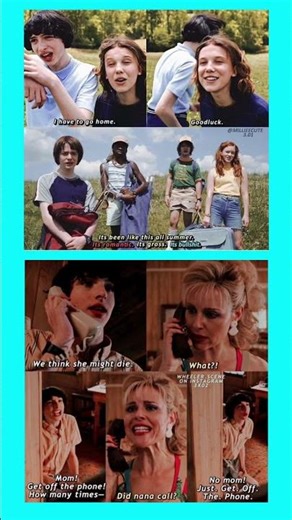 Funny Moments of Stranger Things 😂 | Mike & Eleven Meme Compilation #fanedit #dracomalfoy