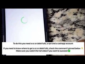 Cashapp method using debit fullz card to add money to your cashapp account
